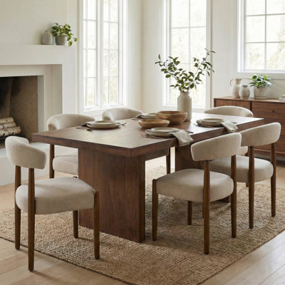 Upholstered Velvet Side Dining Chair (Set Of 6)