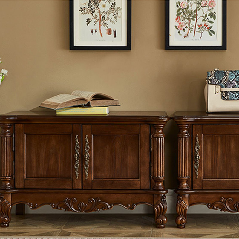 8 Pair Shoe Storage Bench, Dark Brown