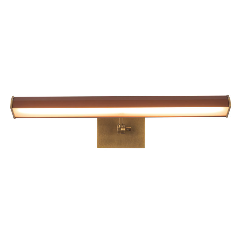 Gemma Wall Mounted, Vintage Brass/Burgundy
