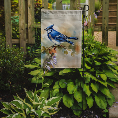 Drapeau de jardin bleu Jay_DAC3184
