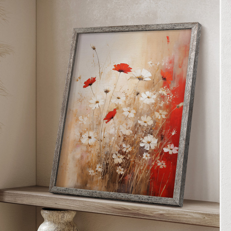 Impression encadrée FLORAL Series CCCL - bois massif