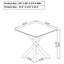 Table de bout Newport Mirage White