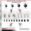 Ensemble de roulettes extensibles en acier inoxydable 316SS