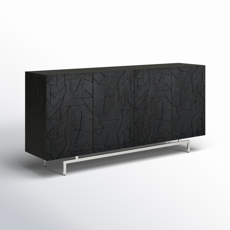 Buffet noir Franzen Geo