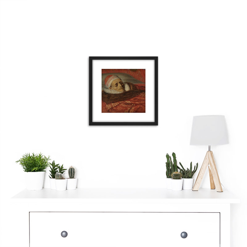 De Venne Stadtholder Prince Maurice Lying In State by Adriaen Van De Venne - Single Picture Frame Painting