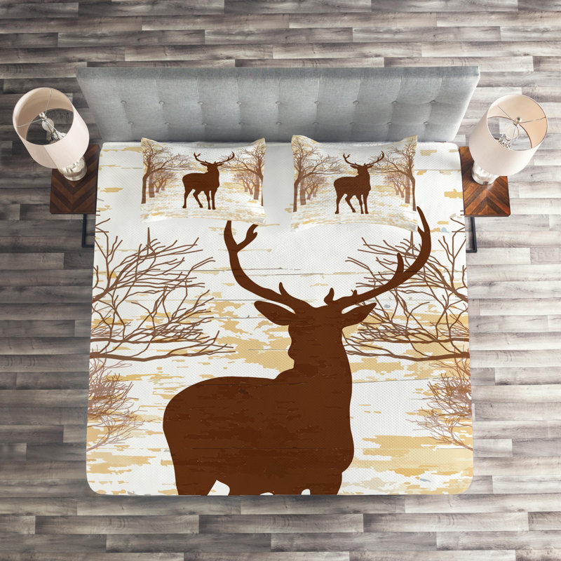 Rustic Coverlet, King Bedspread + 2 Shams