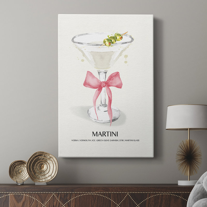 Arc Martini - Cavas enveloppés de galerie, H 12 po x l 8 po