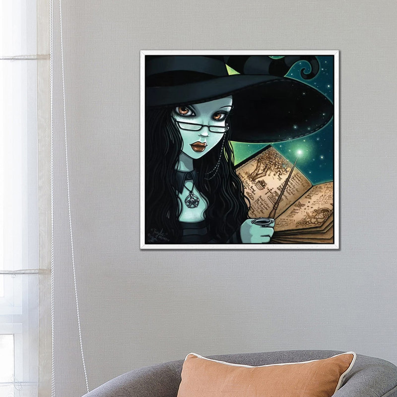 Twyla by Myka Jelina - Print on Canvas, 66.04 cm H x 66.04 cm W, White Framed