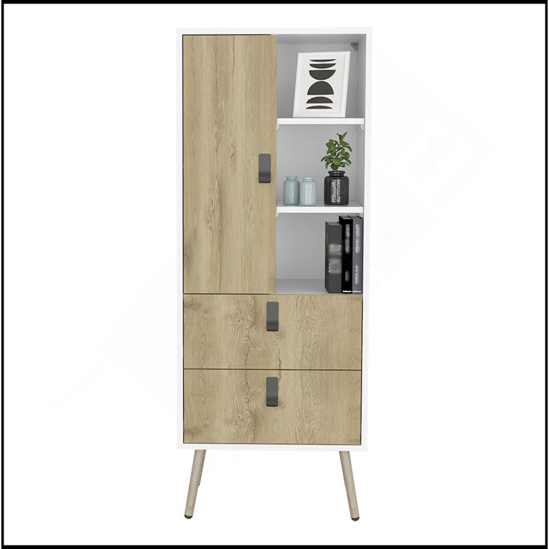 Grande commode Magness, chambre, blanc / Macadamia