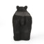 Banc Mgo Bear, banc d'extérieur en béton, banc d'extérieur, noir mat + noir