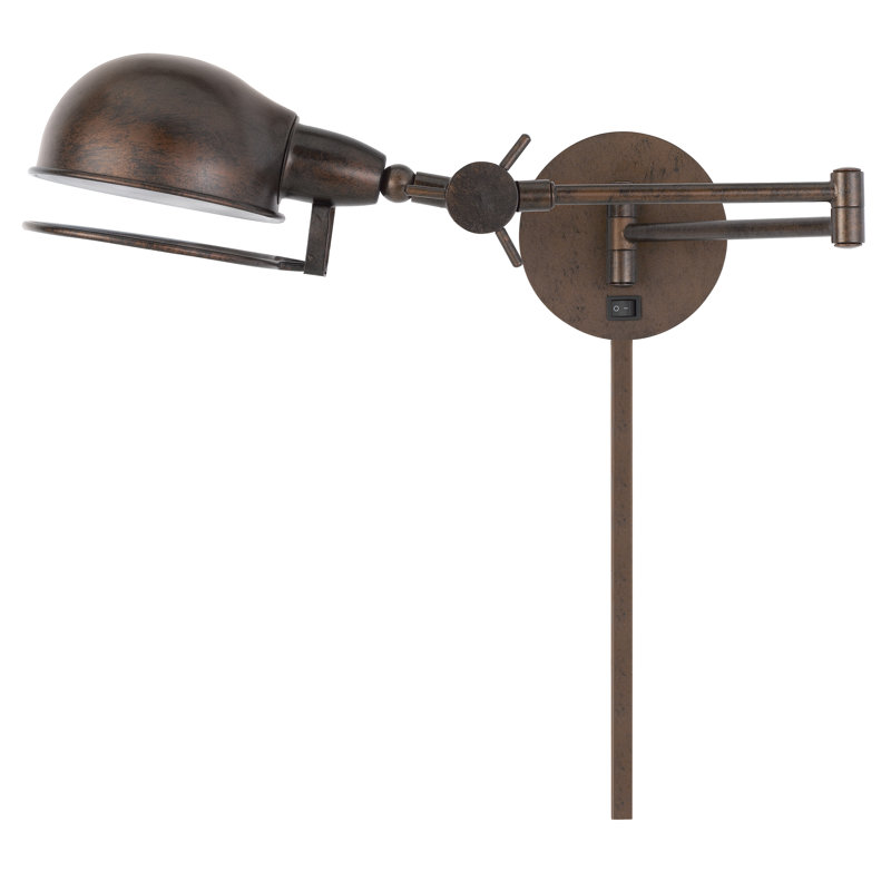 Swing Arm Sconce, Rust