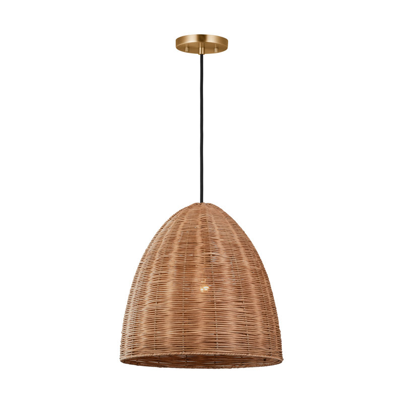 Grande suspension Norman de , Bronze et brun, H 85,5 po x l 15,5 po x P 15,5 po