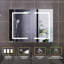 80mm W 60mm H Wall Mounted Required Medicine Cabinet Mirror Adjustable