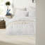 Ensemble de literie pour grand lit romantique, microfibre blanche, pour la maison