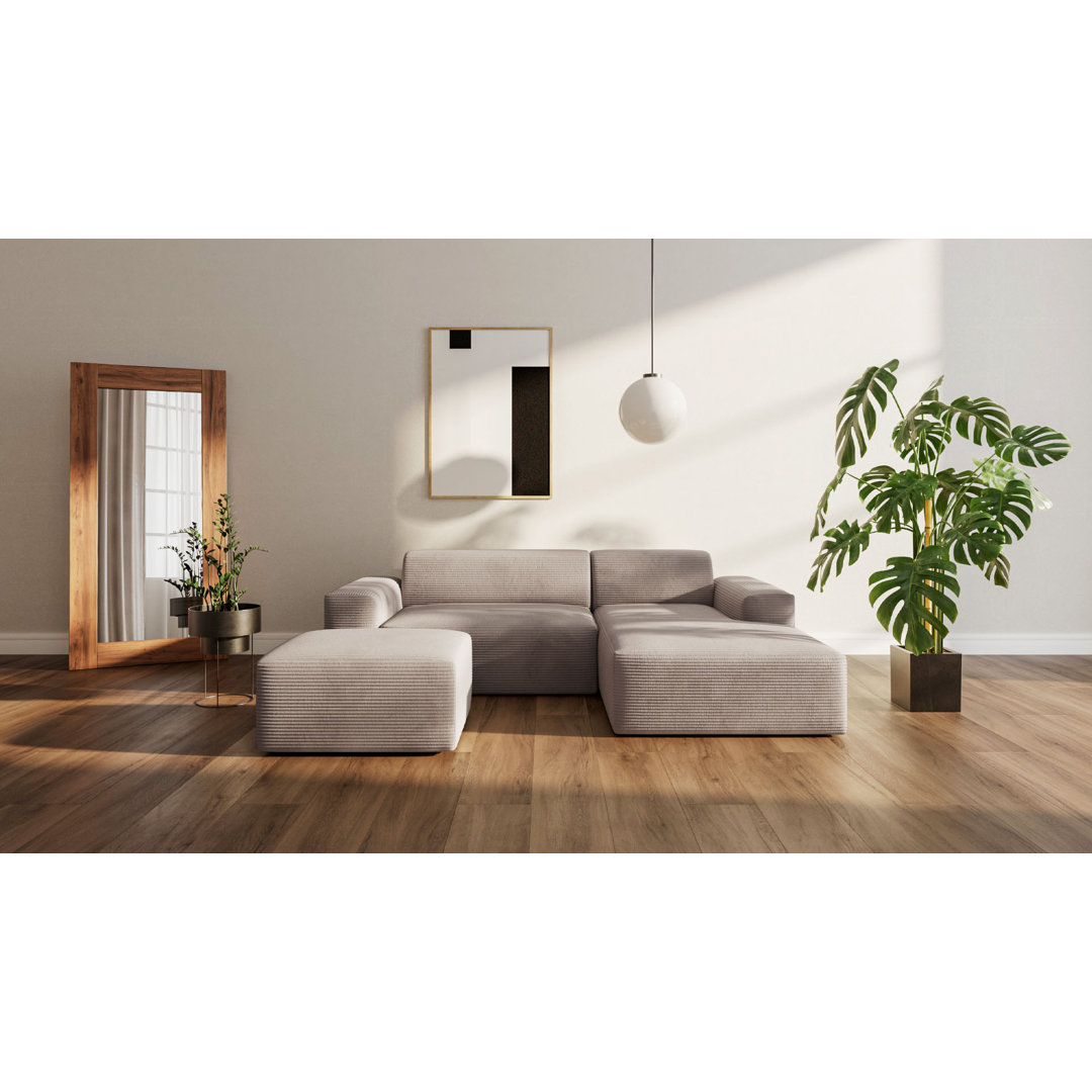 Ecksofa Fluvio mit Bettfunktion