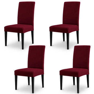 Dlerfeut Box Cushion Dining Chair Slipcover