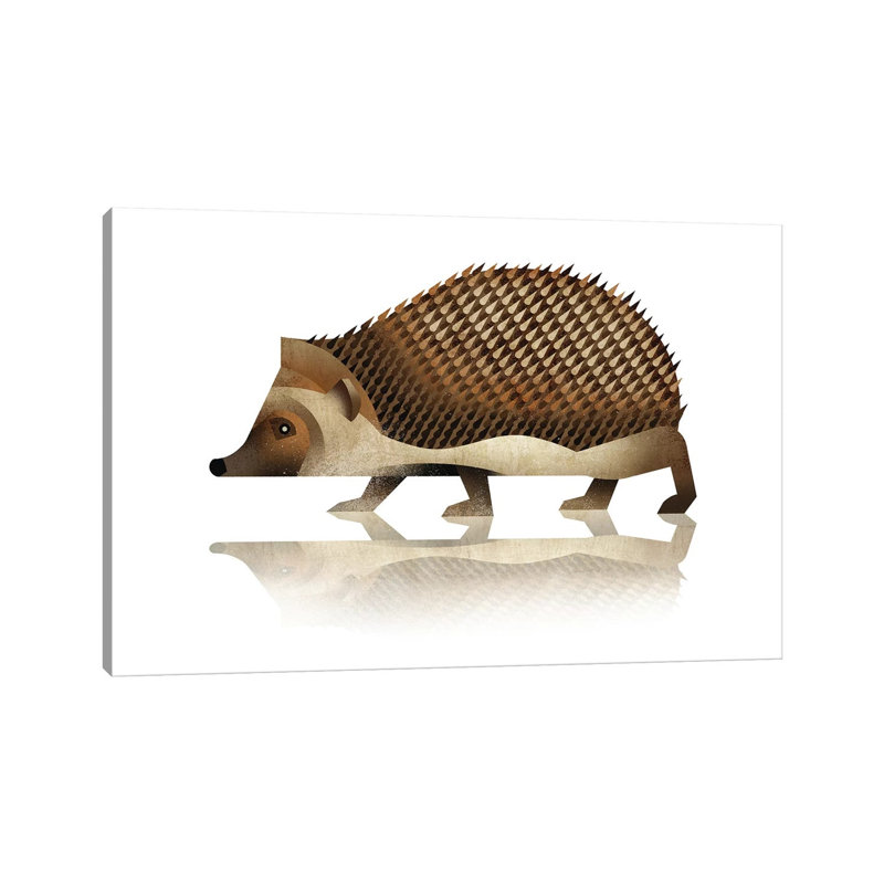 Hedgehog by Dieter Braun - Print on Canvas, Wrapped Canvas, 66.04 cm H x 45.72 cm W x 1.91 cm D
