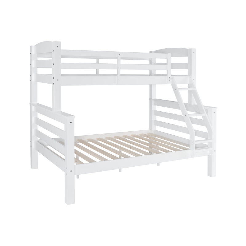 Lit superposé simple au-dessus de double Hannahrae, Blanc