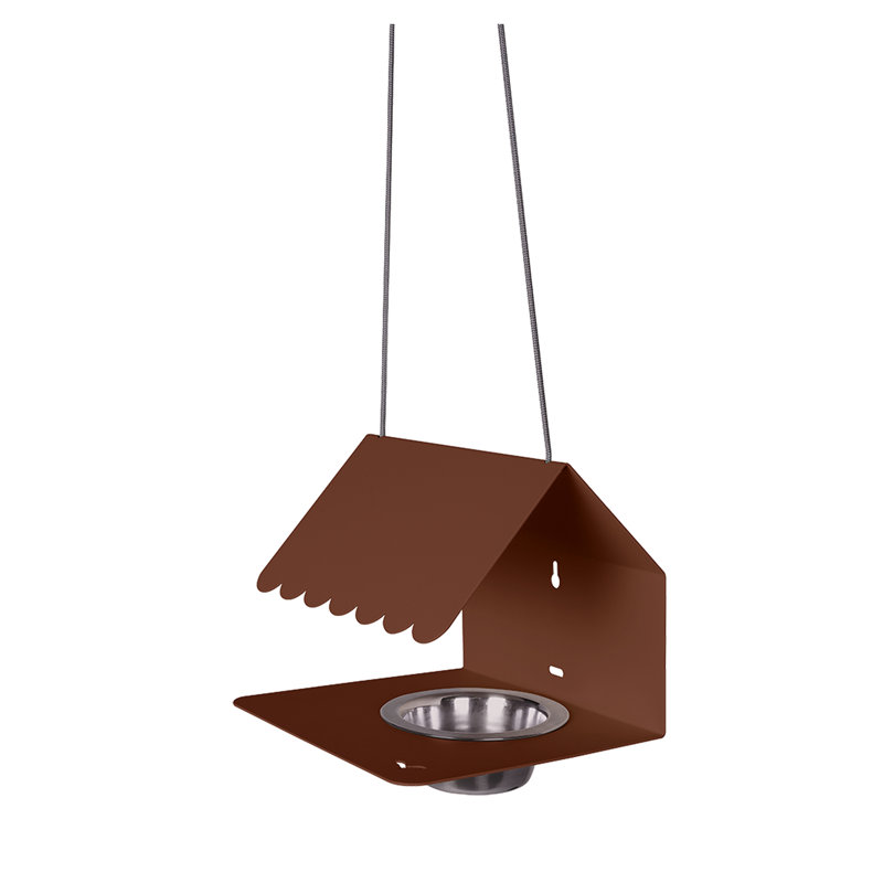 Picoti Bird Feeder, Red Ochre