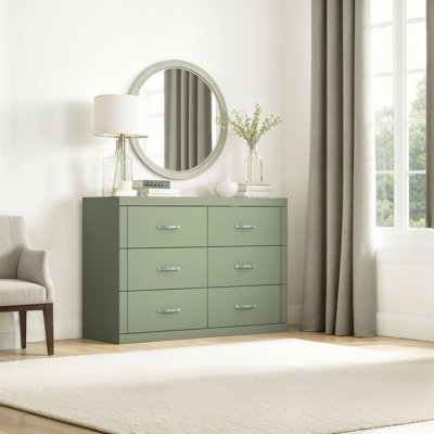 Avigail 6 Drawer 46.45'' W Double Dresser