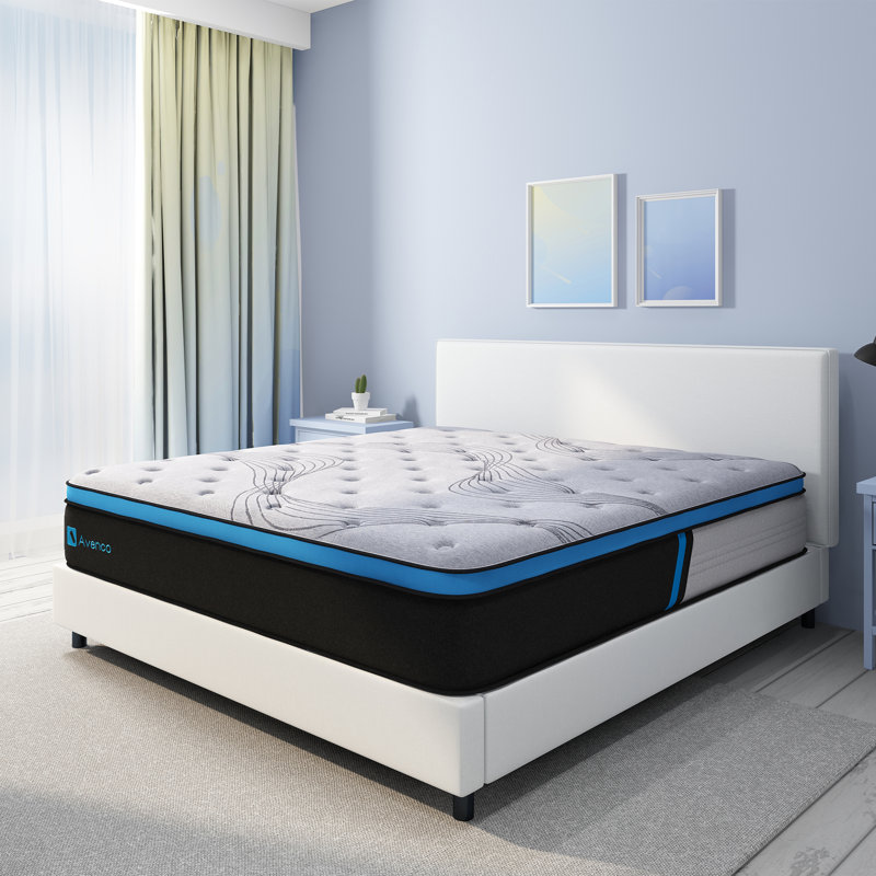 Avenco 10" Medium Pillow Top Hybrid Mattress, King