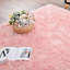 Tapis rose à poils longs Halle-Mia-1820658772