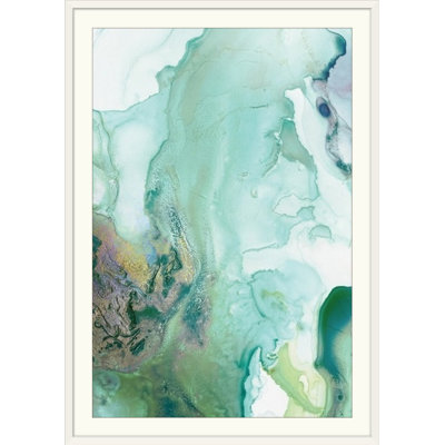 'Mint Bubbles III' Print