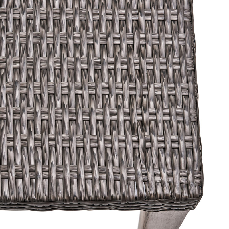 Gris extérieur avec finition durable et bois