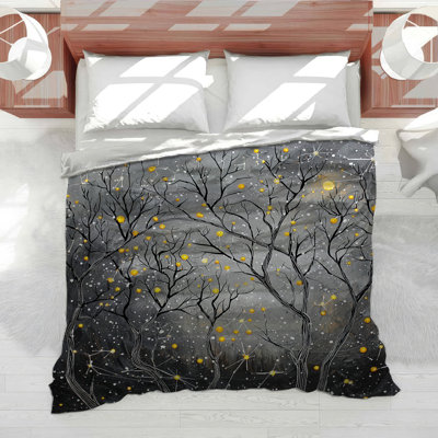 Starry Night Bedding Nature Comforter Gothic