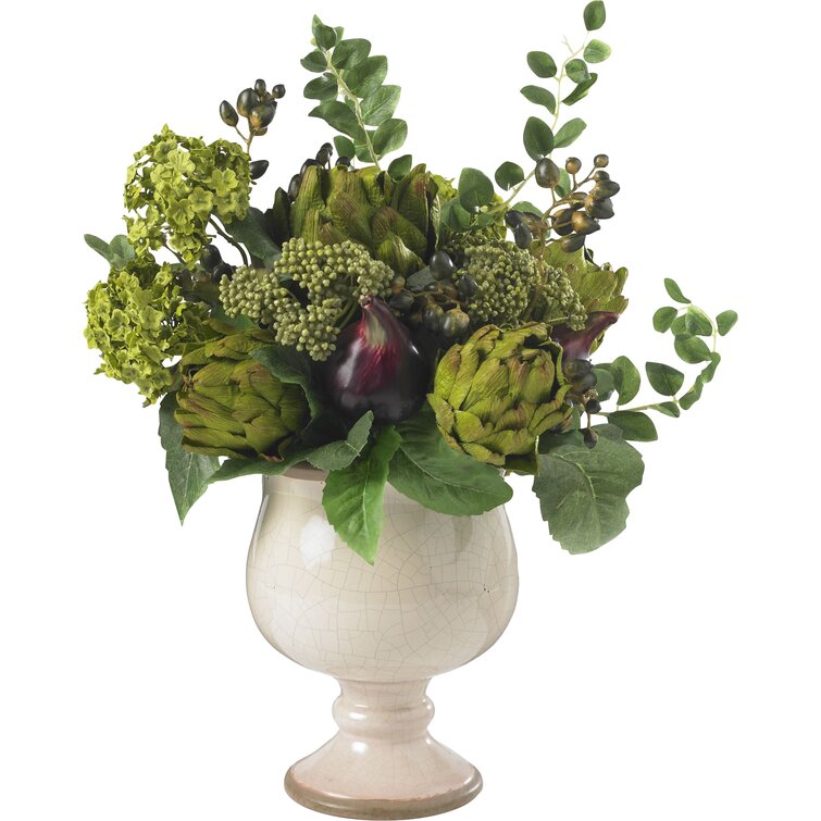 Artichoke Floral Arrangement in Vase