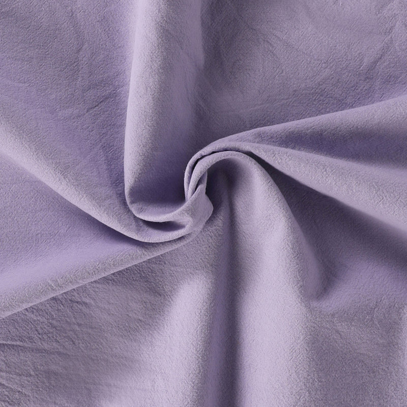 Ensemble de housse de couette 100% coton Laduke, Housse de couette simple + 1 taie d'oreiller 24 po, Mauve