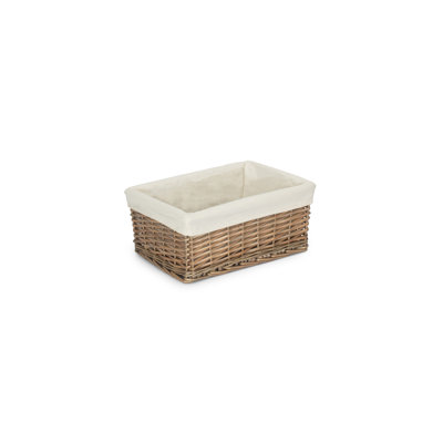 Shinde Wicker Lined Storage Basket