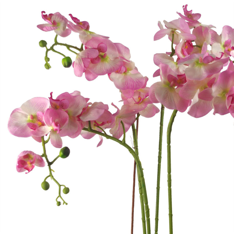 Artificial Arrangement in Planter, Light Pink