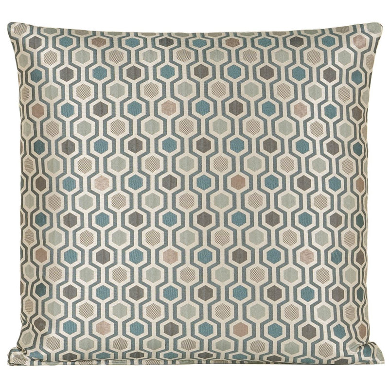 Coussin décoratif, Bleu, 18 po x 18 po