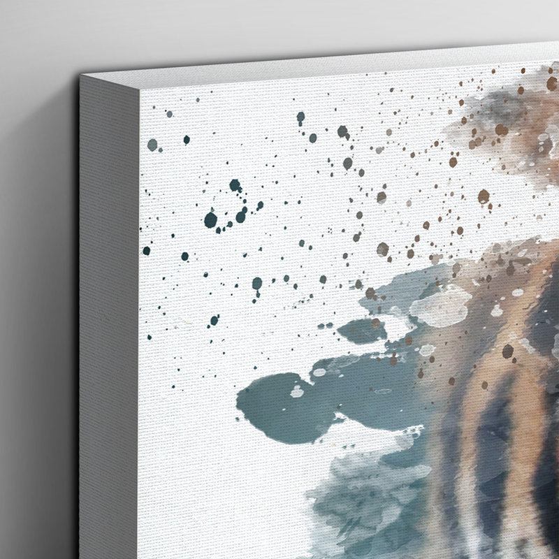 Tiger 8 - Wall Art, 35cm H x 50cm W, Wrapped Canvas