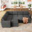 Canapé-lit modulaire avec repose-pieds Abramson   -117494734
