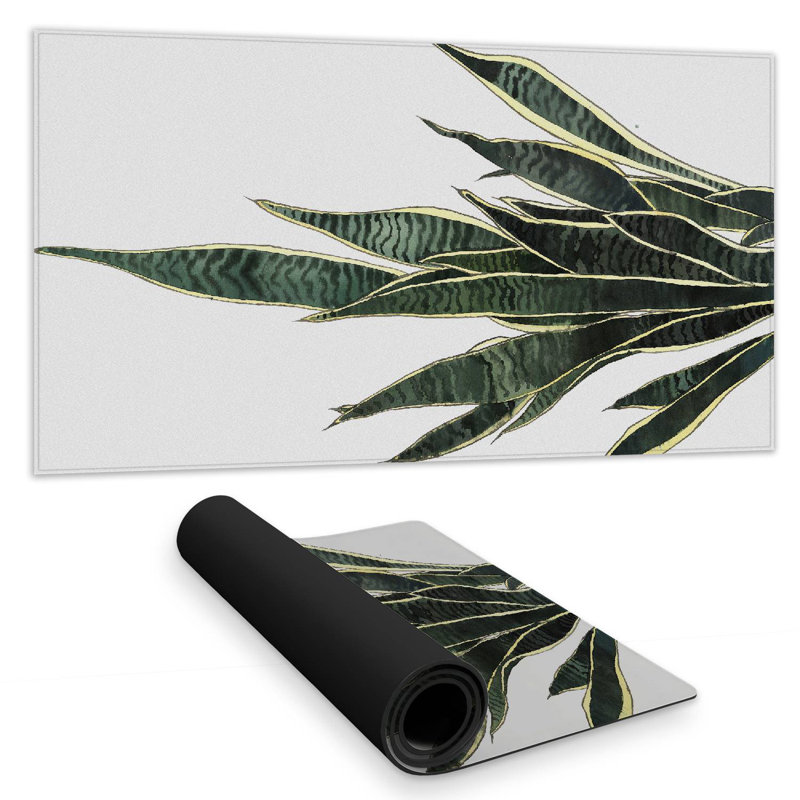 Snake plant - 15.75"x31.50" Desk mat