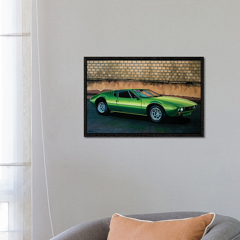 Tomaso Mangusta 1967 by Paul Meijering - Print on Canvas, 66.04 cm H x 45.72 cm W, Black Floater Frame