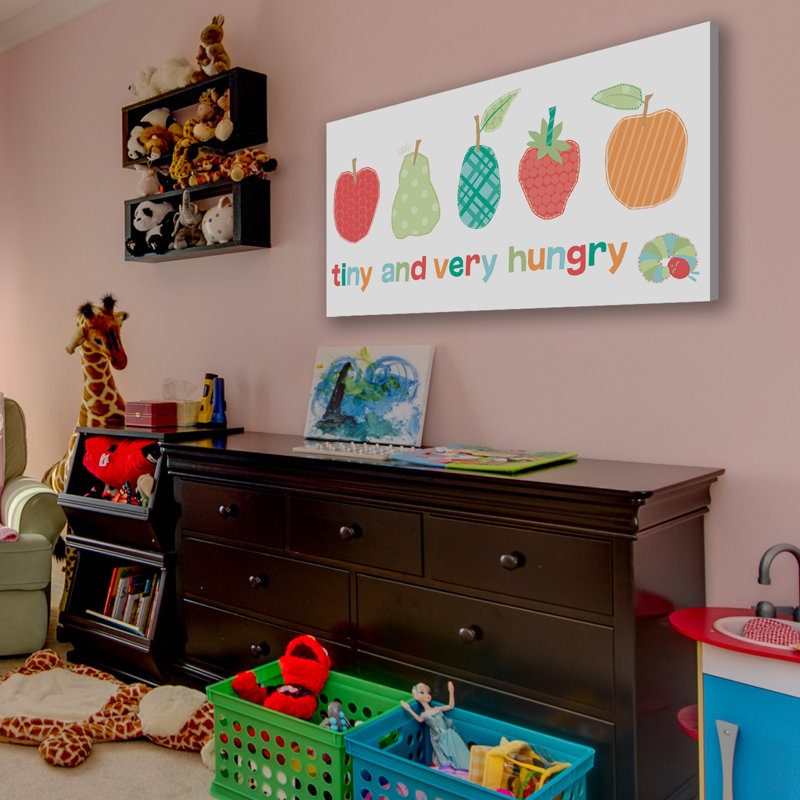 Tiny And Very Hungry Caterpillar - Painting on Canvas, 57cm H x 114cm W