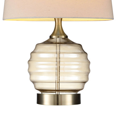 Lampe de table en verre 22,5 "Tuscan Sun