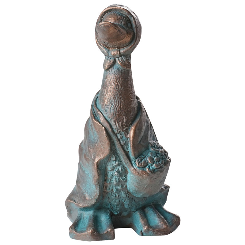 Animals Water Resistant Fiberstone Clay Garden Statue