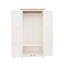 2 Door Solid + Manufactured Wood Wardrobe-20598473