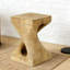 Table d'appoint à texture de bois-1637972636