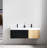 Art 55" Natural Maple Veneer Plywood Bathroom Vanity with Engineered Arcylic Top