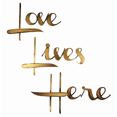 Décoration murale «Love Lives Here»