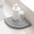 10 Inch Marble Look Diatomite Tray - Fast Water Absorbing Stone Tray for Bathroom Counter & Kitchen Sink - Multi-Functional Soap Sponge Holder & Organizer