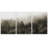 Misty Forest Landscape "Nature Pine Tree Artwork, Modern Woodland Nursery Wall Decor, Large Framed Canvas Giclee Print 3 Pieces Wall Art Set"-124478708-91258417
