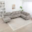 Ensemble de canapé modulaire rembourré en velours côtelé-1594650459-1594650462