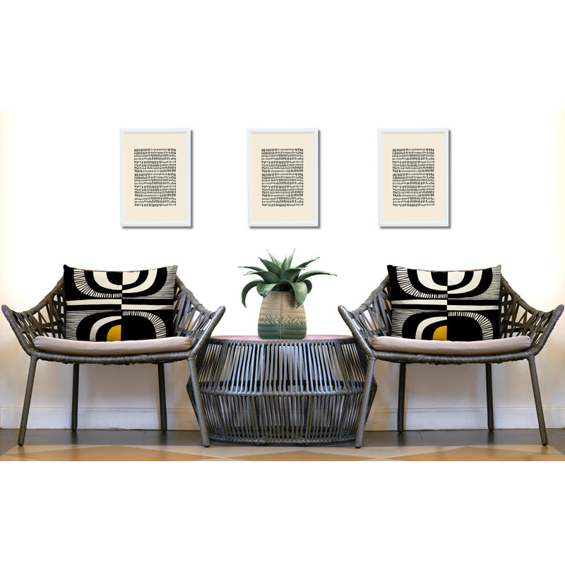 Chamu Polyester/Polyester Blend Lumbar Rectangular Indoor/Outdoor Pillow Cover & Insert, 14"H x 20"W, Yellow