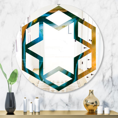 Miroir mural éclectique